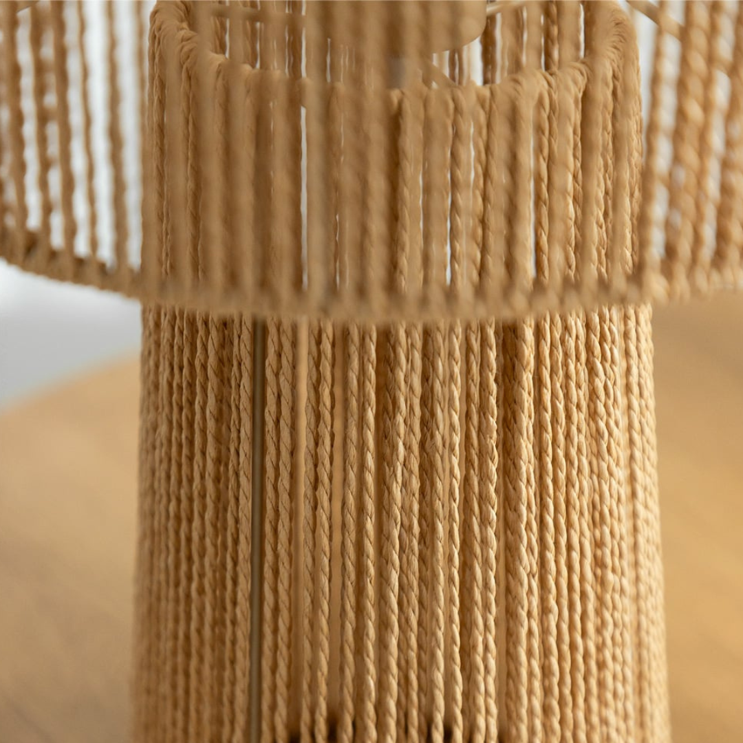 Carisa Braided Paper Table Lamp - E27 Socket
