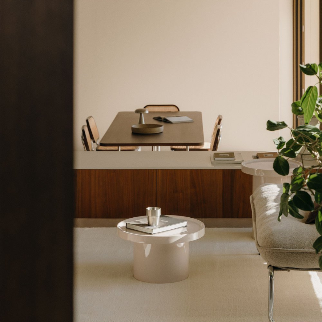 Cirela MDF Side Table 30 cm – Sculptural Modern Design
