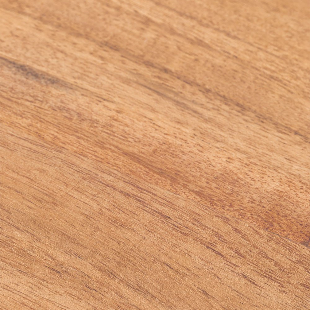 Ristretto Square Bar Table - Acacia Wood & Steel Base