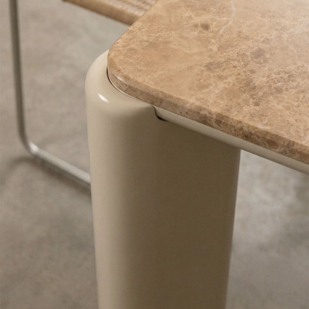 Zanzibar Rectangular Dining Table 220x100 cm MDF & Marble