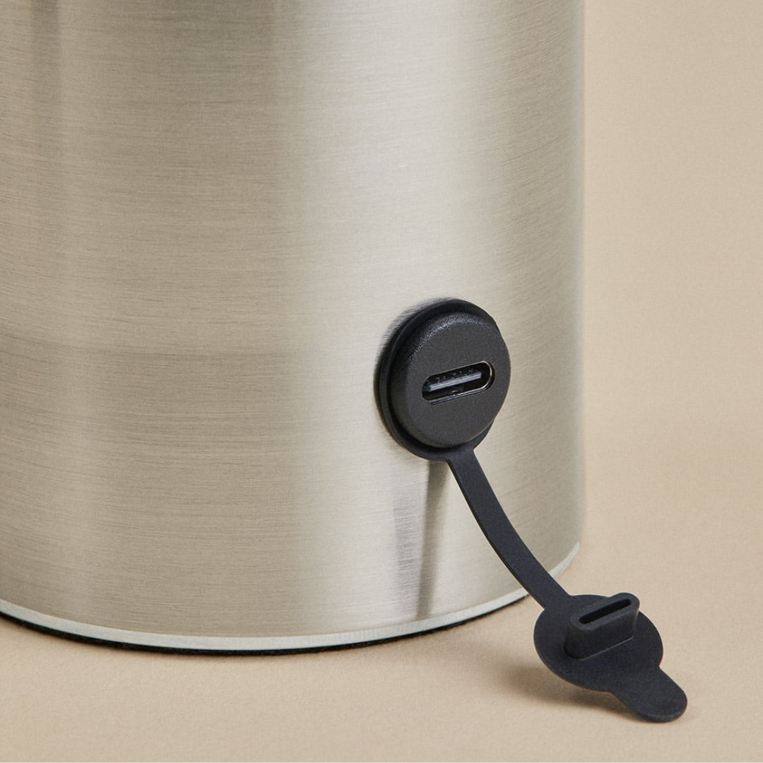 Akita Wireless LED Iron Table Lamp with Adjustable Light