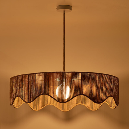 Aoife Braided Paper Pendant Ceiling Lamp - E27