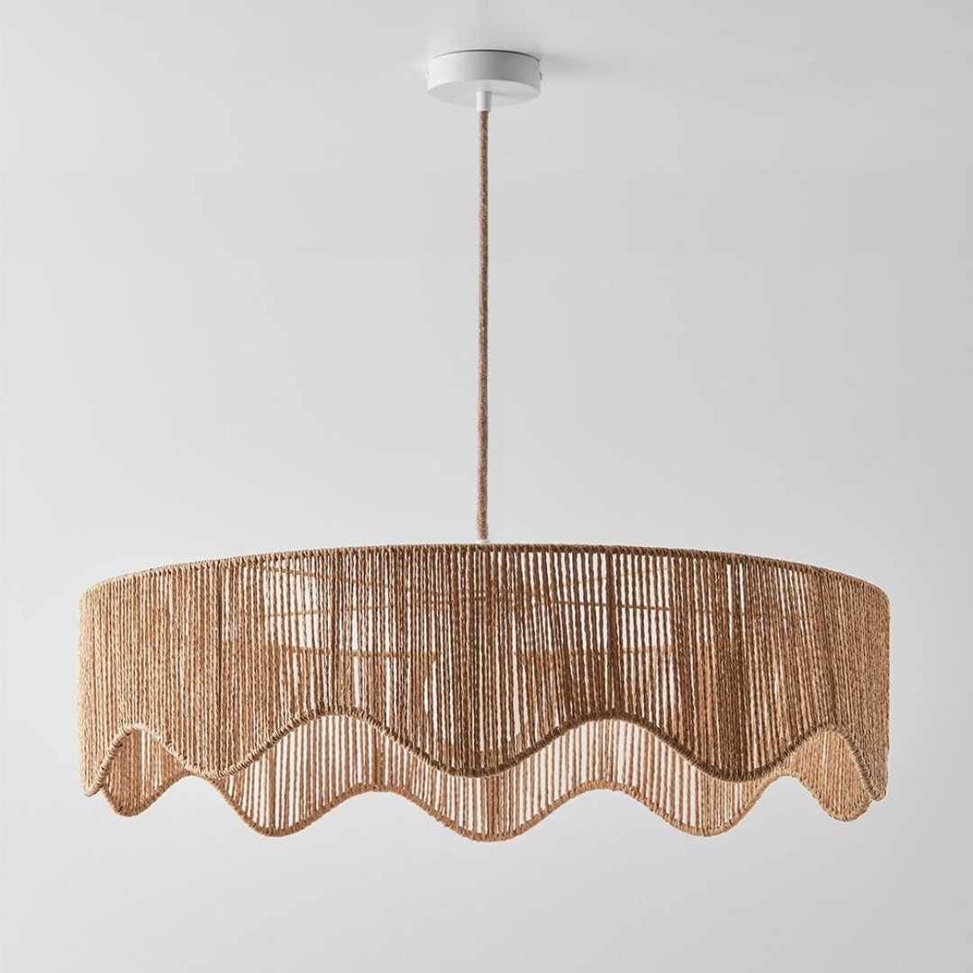 Aoife Braided Paper Pendant Ceiling Lamp - E27