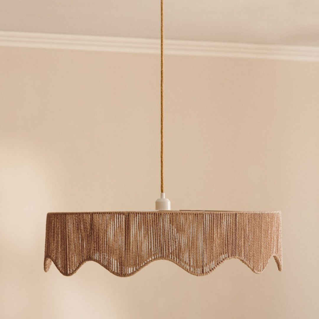 Aoife Braided Paper Pendant Ceiling Lamp - E27