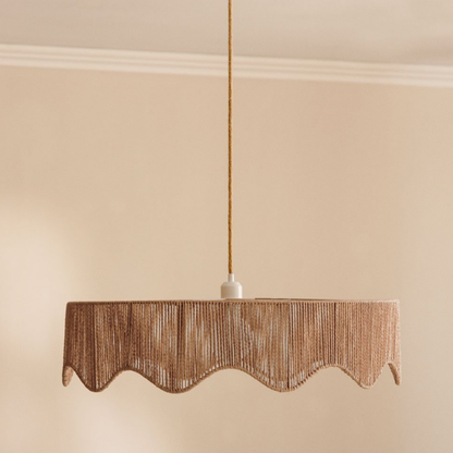 Aoife Braided Paper Pendant Ceiling Lamp - E27