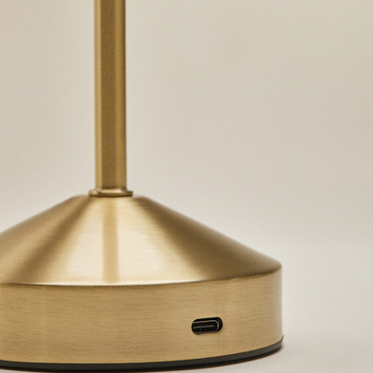 Ardela Wireless LED Table Lamp in Iron and Glass
