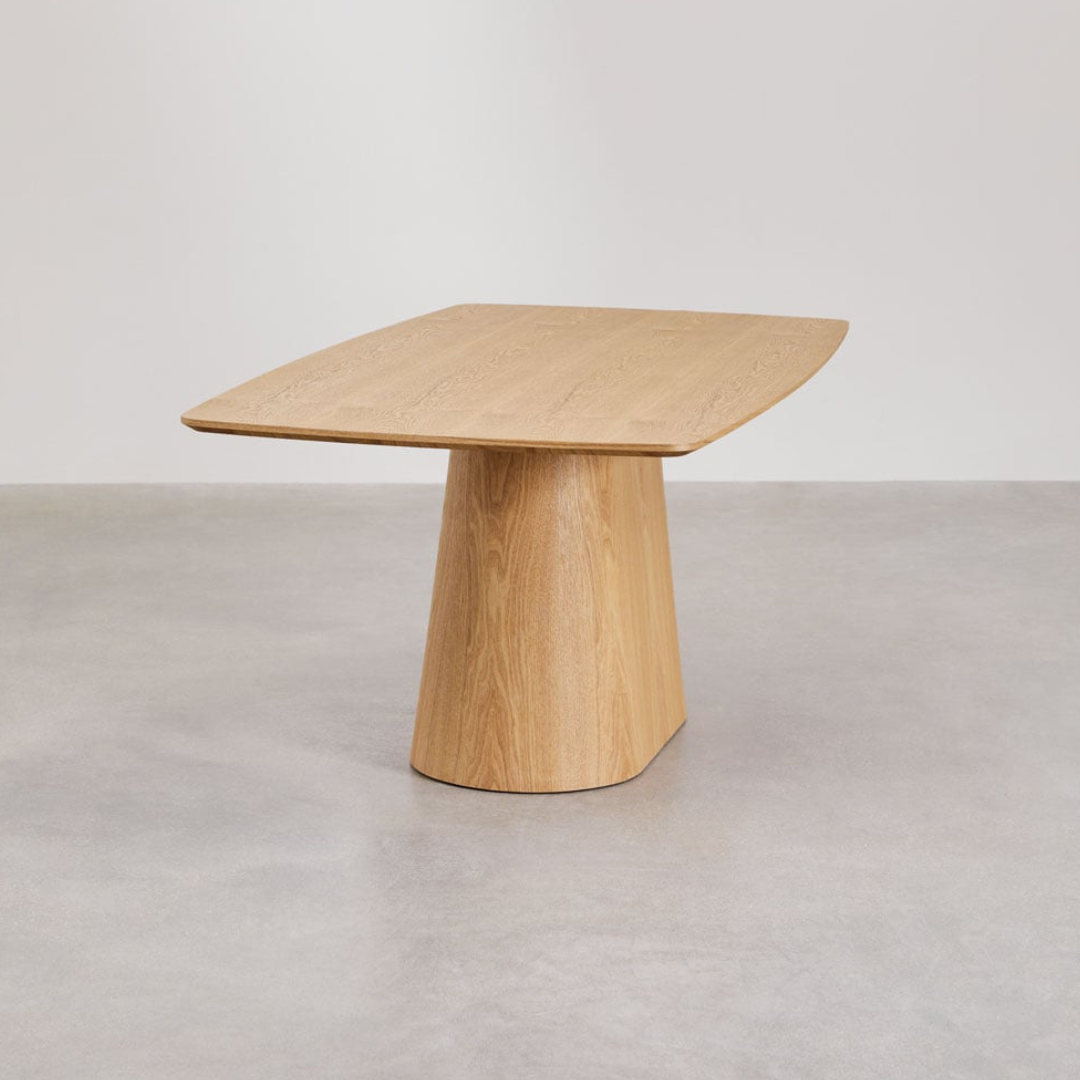 Aura Rectangular Dining Table 200x100 cm in Wood