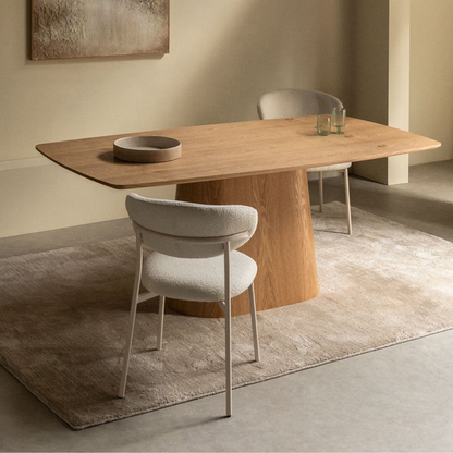 Aura Rectangular Dining Table 200x100 cm in Wood