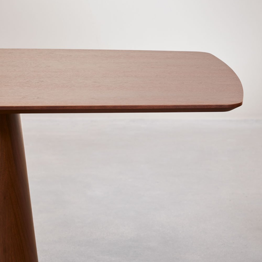Aura Rectangular Dining Table 200x100 cm in Wood