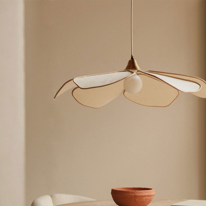 Benavid Ceiling Lamp Ø75 cm Linen Pendant Light