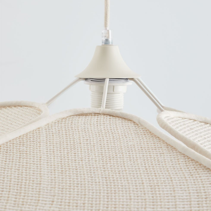 Benavid Ceiling Lamp Ø75 cm Linen Pendant Light