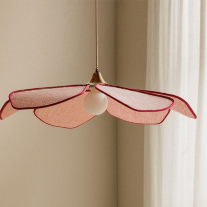 Benavid Ceiling Lamp Ø75 cm Linen Pendant Light