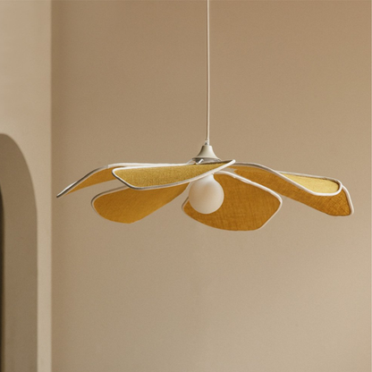 Benavid Ceiling Lamp Ø75 cm Linen Pendant Light