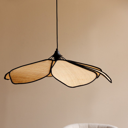 Benavid Ceiling Lamp Ø75 cm Linen Pendant Light