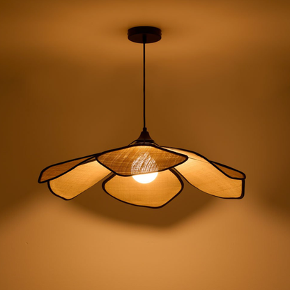 Benavid Ceiling Lamp Ø75 cm Linen Pendant Light