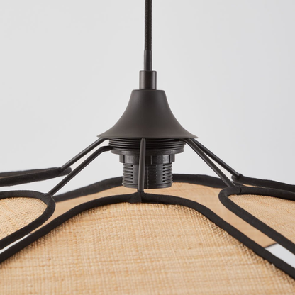 Benavid Ceiling Lamp Ø75 cm Linen Pendant Light
