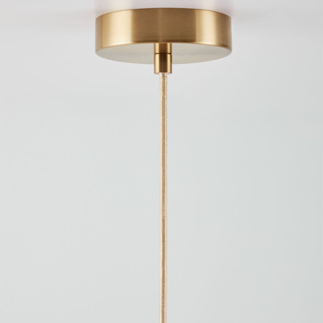 Benavid Ceiling Lamp Ø75 cm Linen Pendant Light