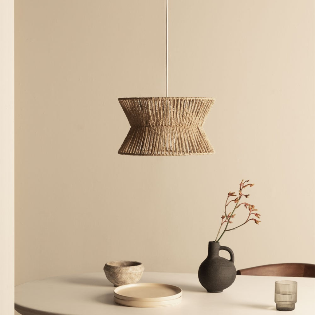 Bonny Braided Paper Hanging Ceiling Lamp - E27
