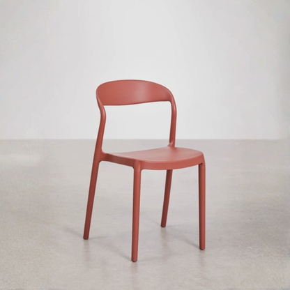Brenza Stackable High Stool - Polypropylene, Graphite Gray