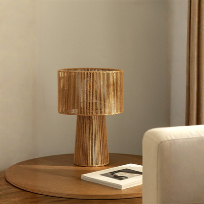 Carisa Braided Paper Table Lamp - E27 Socket
