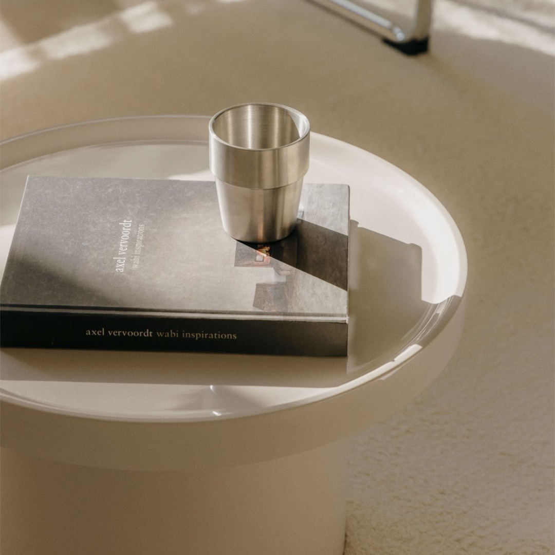 Cirela MDF Side Table 30 cm – Sculptural Modern Design