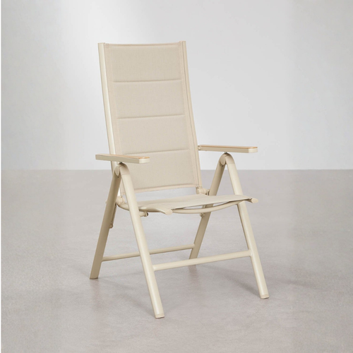 Elide Reclining & Folding Garden Chair with Aluminum Armrests