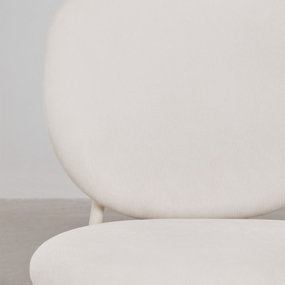 Gloriel Upholstered Stackable Dining Chair with Iron Frame