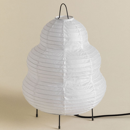 Gogian Rice Paper & Iron Table Lamp - E14 Socket