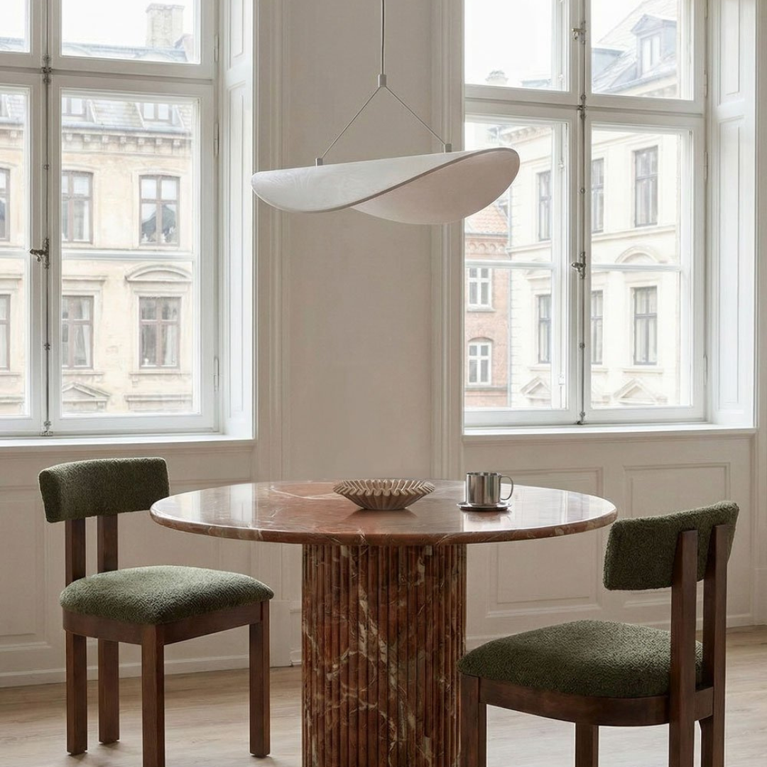 Grosseto Round Dining Table Ø120 cm in Natural Travertine Stone