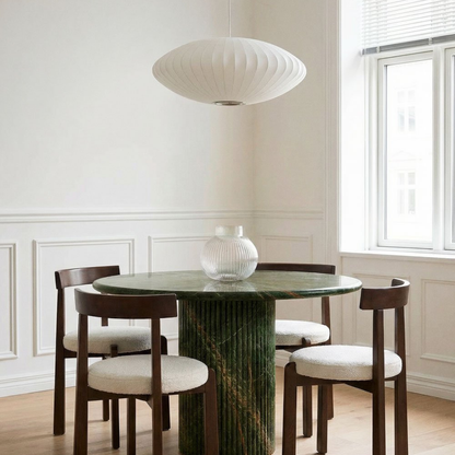 Grosseto Round Dining Table Ø120 cm in Natural Travertine Stone