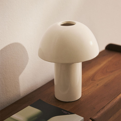 Kisvea Ceramic Table Lamp with Semi-Spherical Shade