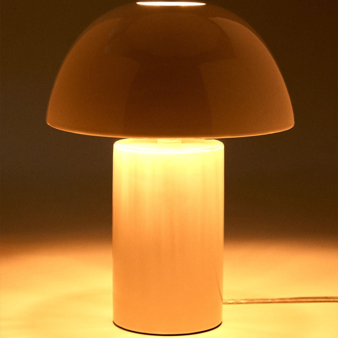 Kisvea Ceramic Table Lamp with Semi-Spherical Shade