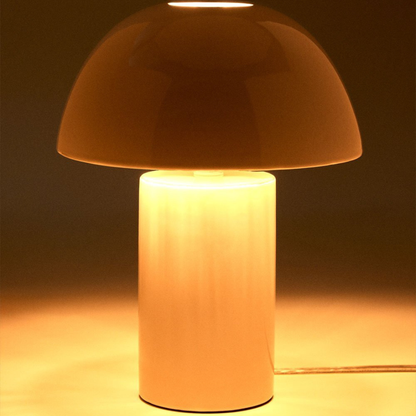 Kisvea Ceramic Table Lamp with Semi-Spherical Shade
