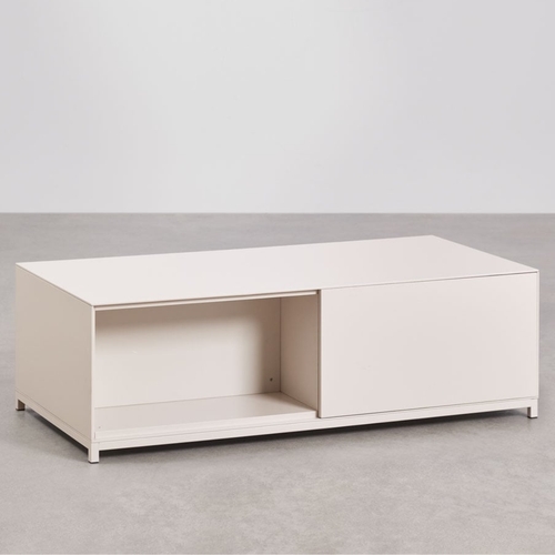 Kivora Rectangular Coffee Table 120x60 cm in MDF & Oak Veneer