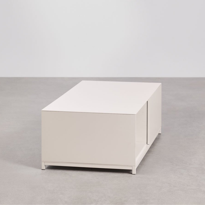 Kivora Rectangular Coffee Table 120x60 cm in MDF & Oak Veneer