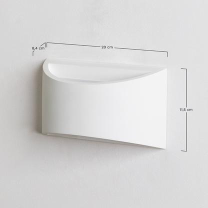 Lamara Plaster Wall Sconce for Ambient Indoor Lighting