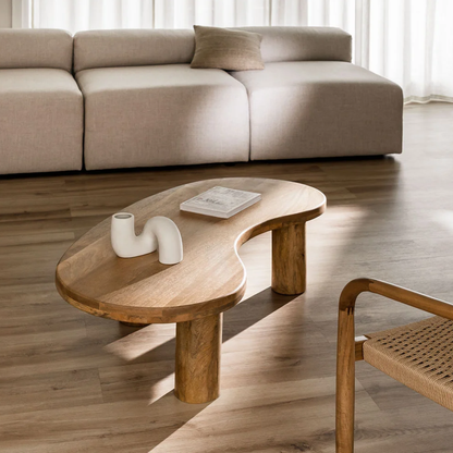 Larabey Mango Wood Coffee Table – 120x60 cm