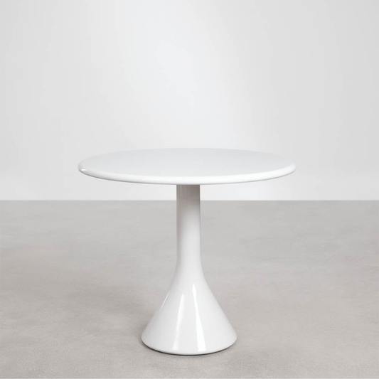 Melody Round Kitchen Table Ø90 cm in Cement & Fiberglass