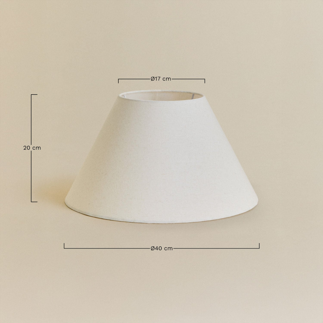 Menorca Linen Lampshade - Ø40 cm