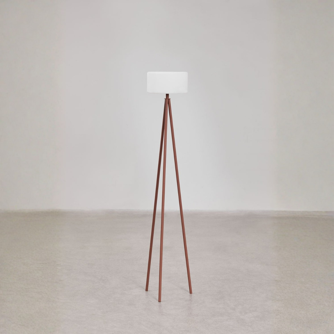 Mezina Wireless LED Outdoor Floor Lamp in Steel