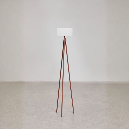 Mezina Wireless LED Outdoor Floor Lamp in Steel