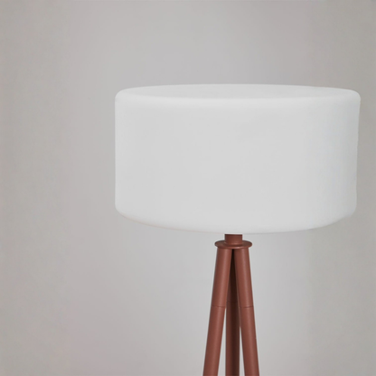 Mezina Wireless LED Outdoor Floor Lamp in Steel
