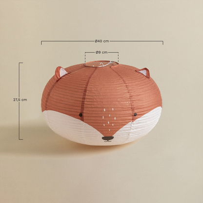 Mignod Kids Rice Paper Fox Lampshade Ø40 cm