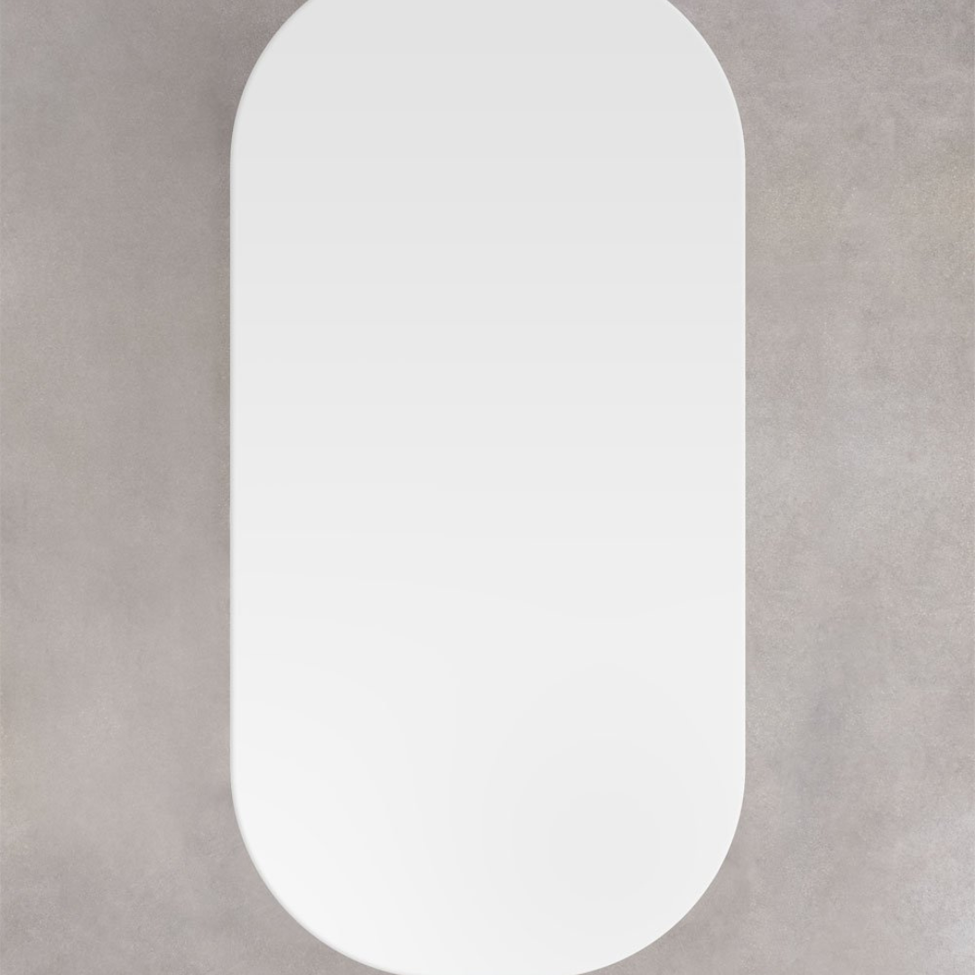 Milford Oval Dining Table 200x105 cm in Lacquered MDF