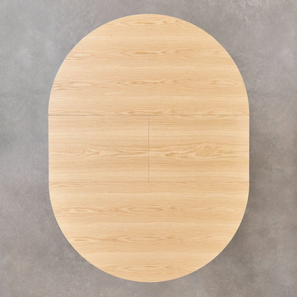 Montana Extendable Dining Table 120-160x120 cm MDF Oak Veneer