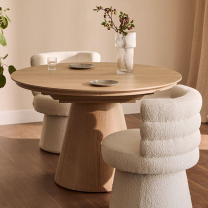 Montana Extendable Dining Table – Oak Veneer Design