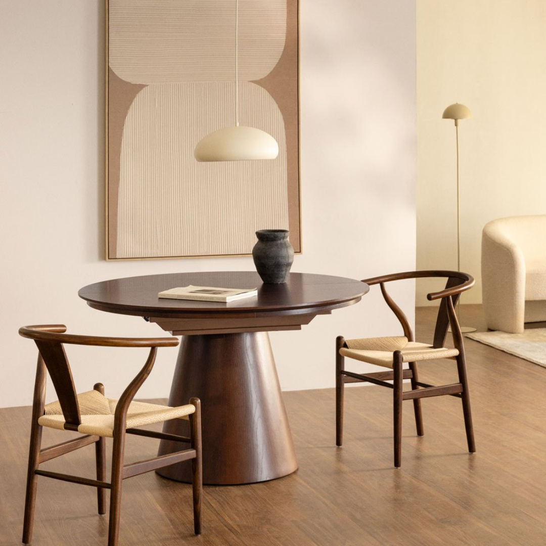 Montana Extendable Dining Table – Oak Veneer Design