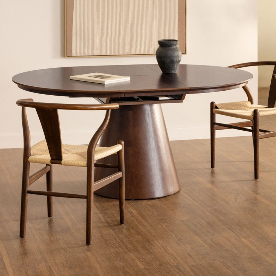 Montana Extendable Dining Table – Oak Veneer Design