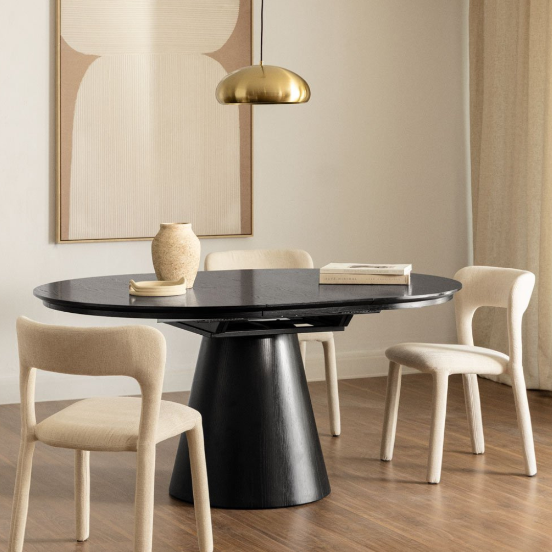 Montana Extendable Dining Table – Oak Veneer Design