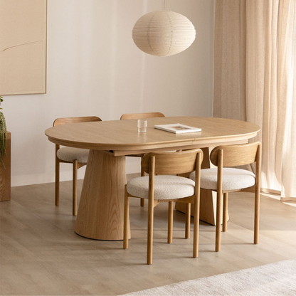 Montana Oval Extendable Dining Table 180-240x105 cm
